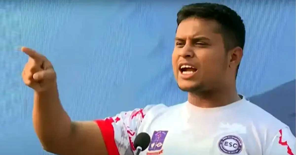 রাষ্ট্রপতির হাত থেকে জুলাই সনদ নেয়ার চেয়ে নদীতে ডুব দেয়া ভালো: হাসনাত