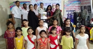 নৃত্য নিকেতনের সুবর্ণজয়ন্তীতে পানির ফিল্টার উপহার দিল বসুন্ধরা শুভসংঘ