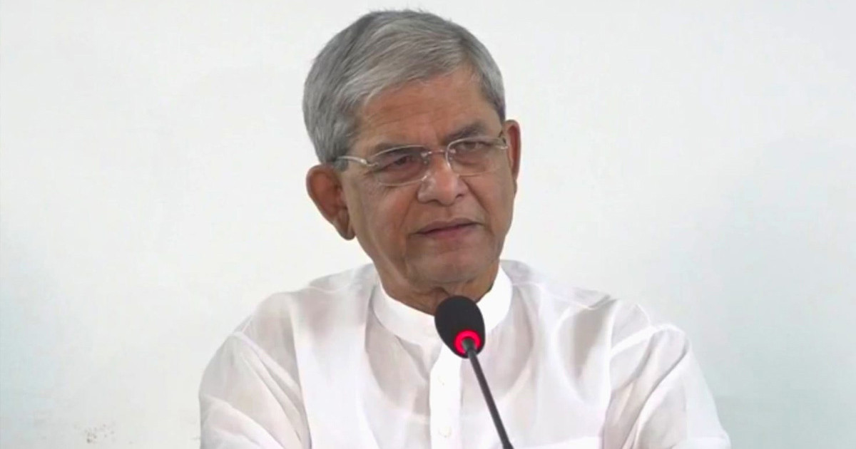 ঠাকুরগাঁও-১ আসন থেকে লড়বেন মির্জা ফখরুল