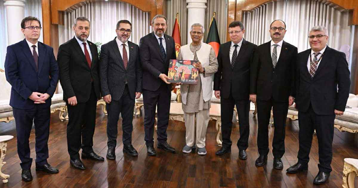 প্রধান উপদেষ্টার সঙ্গে তুর্কি সংসদীয় প্রতিনিধিদলের সাক্ষাৎ