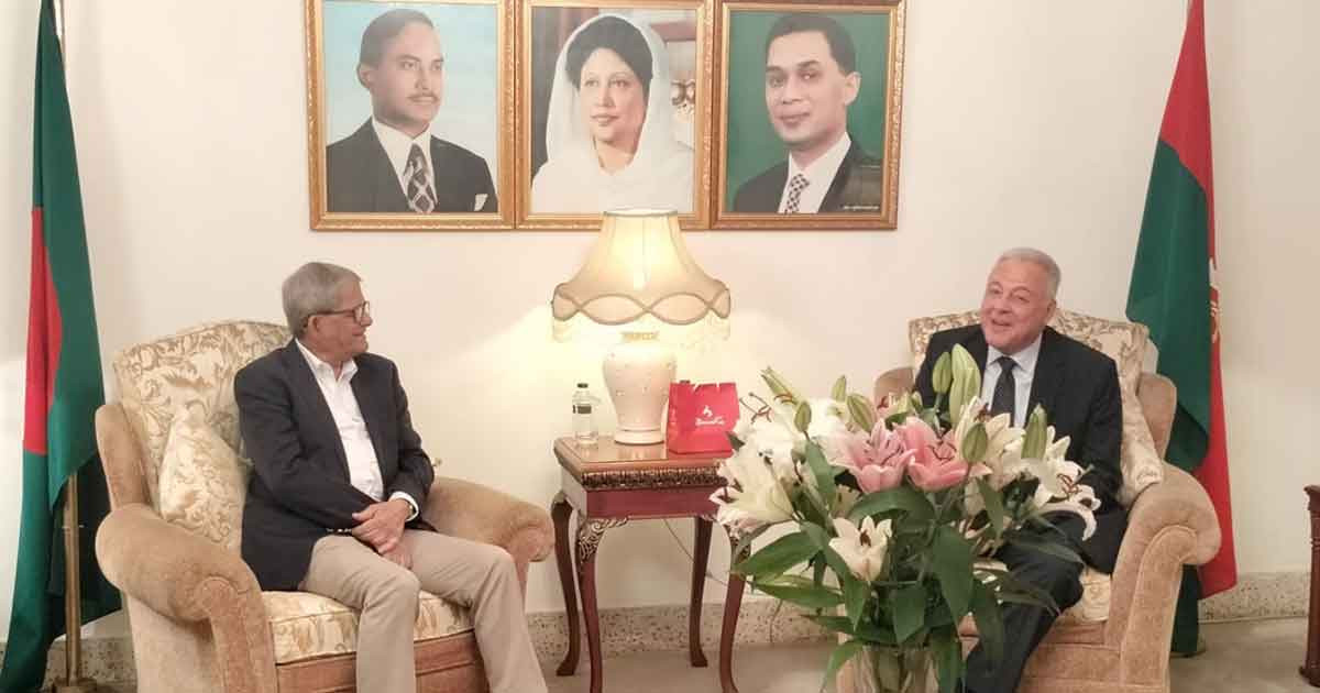 বিএনপি মহাসচিবের সঙ্গে মিসরের রাষ্ট্রদূতের সাক্ষাৎ