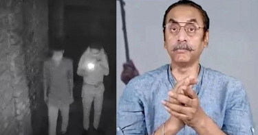 পিনাকীর বগুড়ার বাড়ির সামনে আগুন দেওয়ার অভিযোগ