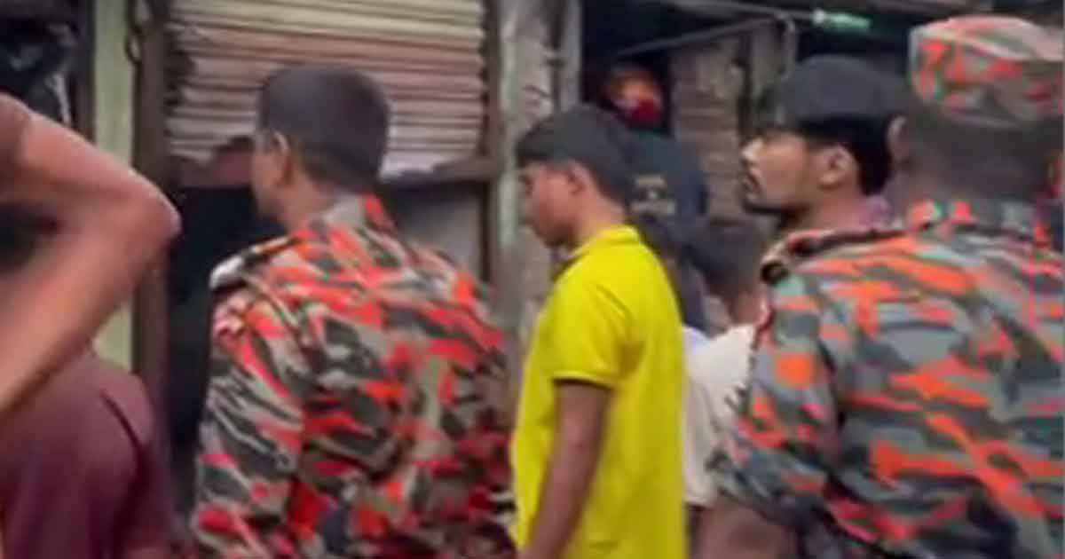 আগুনের লেলিহান শিখায় সর্বস্বান্ত দুই দোকানি