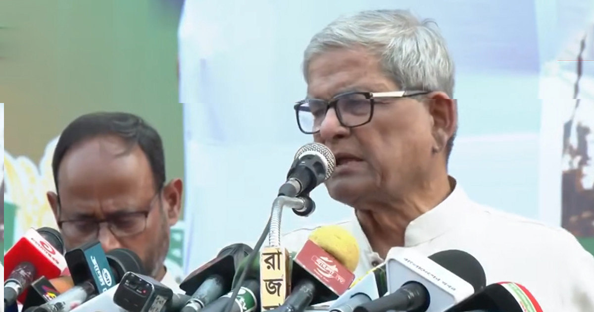 ফেব্রুয়ারিতে গণভোট ও নির্বাচন একই দিনে হতে হবে: মির্জা ফখরুল