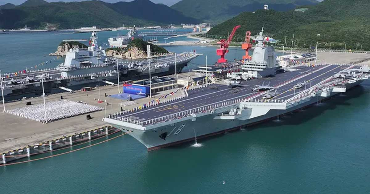 যুক্তরাষ্ট্রকে টেক্কা চীনের, নামালো ‘ফুজিয়ান’