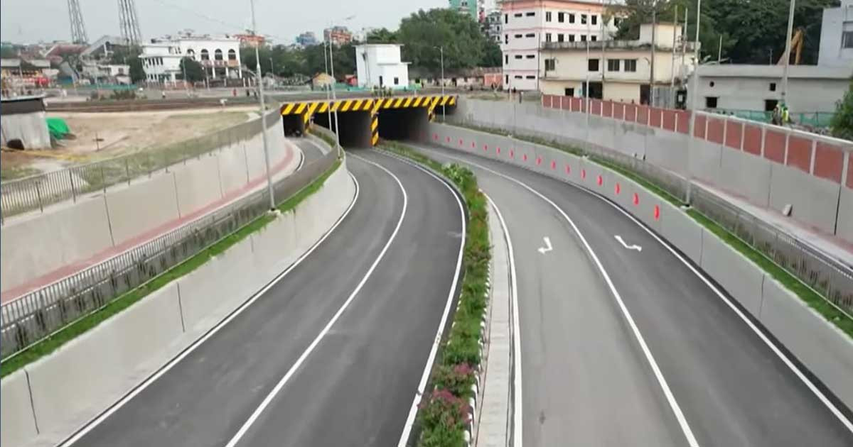 রাজধানীর টিটিপাড়া ৬ লেনের রেলওয়ে আন্ডারপাস উদ্বোধন