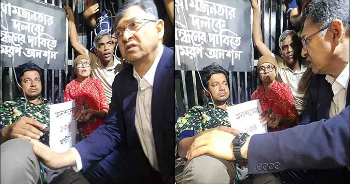 সালাহউদ্দিন আহমদের কথায় অনশন ভাঙলেন তারেক রহমান