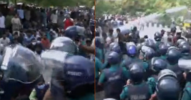 পরীক্ষার সময় বৃদ্ধির দাবিতে পিএসসি ঘেরাও, পুলিশের লাঠিচার্জ