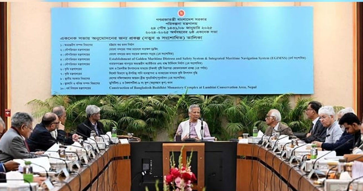 একনেকে ৭ হাজার ১৫০ কোটি টাকার ১২ প্রকল্প অনুমোদন