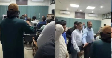 রাবি রেজিস্ট্রারের সঙ্গে জিএস আম্মারের বাগবিতণ্ডা, ভিডিও ভাইরাল