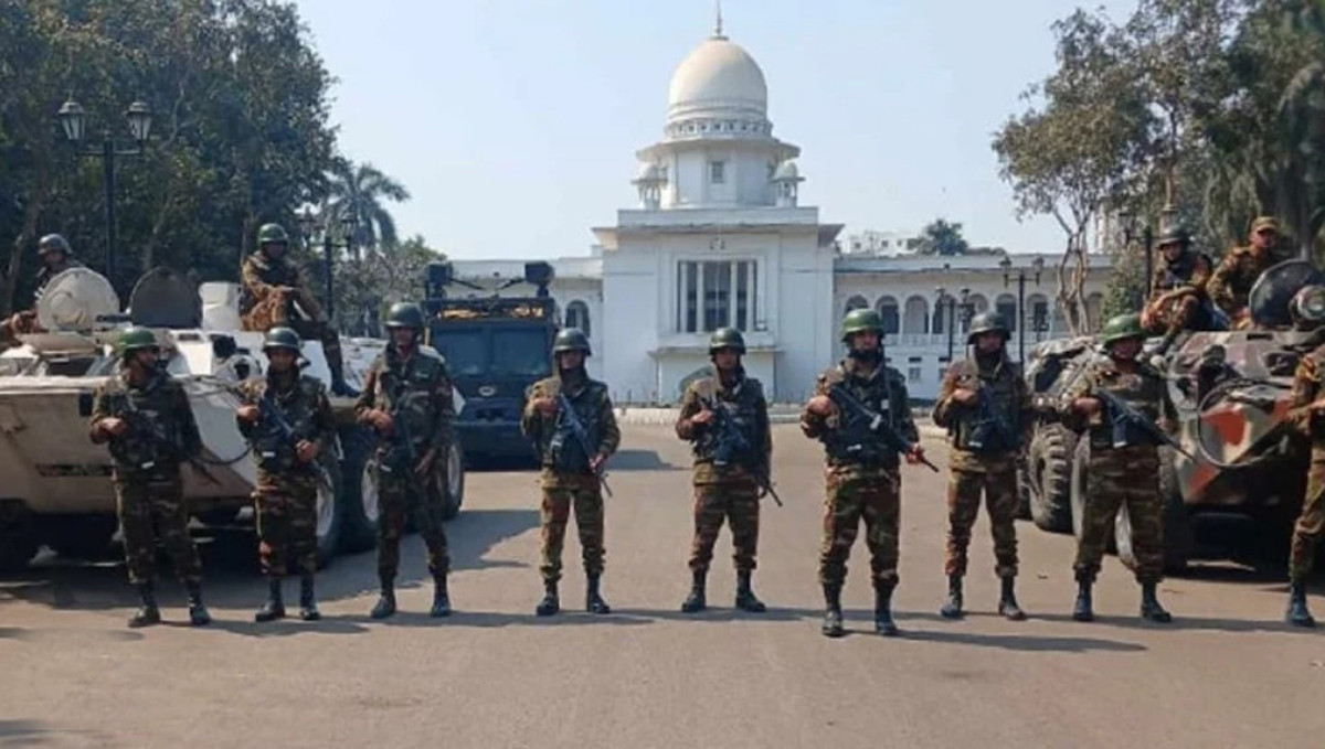ট্রাইব্যুনাল এলাকায় সেনা মোতায়েনের অনুরোধ সুপ্রিম কোর্টের