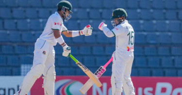 ৩০১ রানের লিড নিয়ে ইনিংস ঘোষণা করল বাংলাদেশ