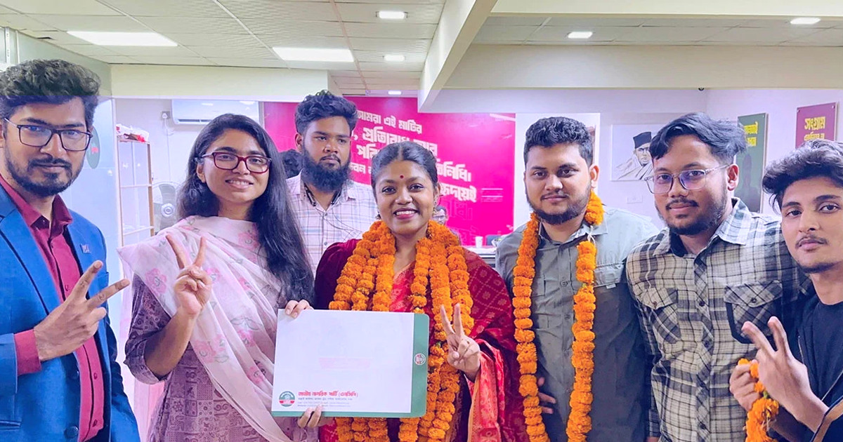 কুষ্টিয়া-১ আসনে এনসিপির মনোনয়ন নিলেন নুসরাত তাবাসসুম