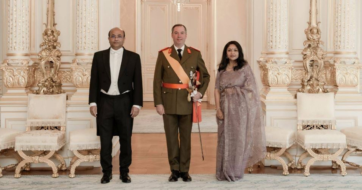 লুক্সেমবার্গের গ্র্যান্ড ডিউকের কাছে পরিচয়পত্র পেশ করলেন বাংলাদেশের রাষ্ট্রদূত