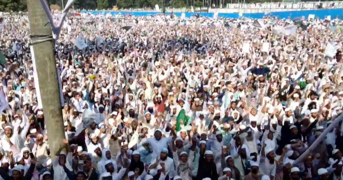 সম্মিলিত খতমে নবুওয়ত পরিষদের মহাসম্মেলন, জনসমুদ্র সোহরাওয়ার্দী উদ্যান