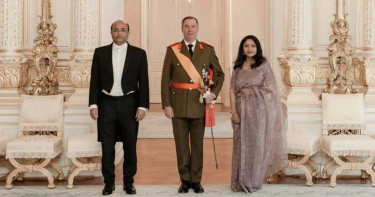 লুক্সেমবার্গের গ্র্যান্ড ডিউকের কাছে পরিচয়পত্র পেশ করলেন বাংলাদেশের রাষ্ট্রদূত