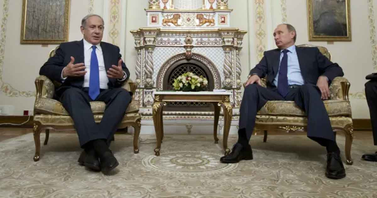 গাজা যুদ্ধবিরতি ও আঞ্চলিক ইস্যুতে পুতিন-নেতানিয়াহুর ফোনালাপ