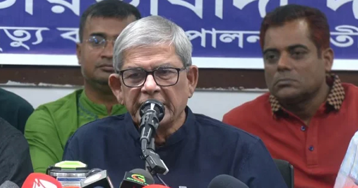 শেখ হাসিনার রায় নিয়ে আতঙ্ক বিরাজ করছে: মির্জা ফখরুল