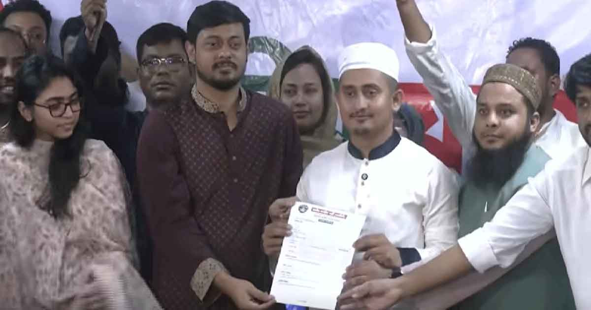 পঞ্চগড়-১ থেকে এনসিপির মনোনয়ন নিলেন সারজিস