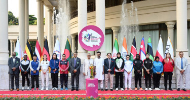 নারী কাবাডি বিশ্বকাপের ট্রফি উন্মোচন করলেন প্রধান উপদেষ্টা