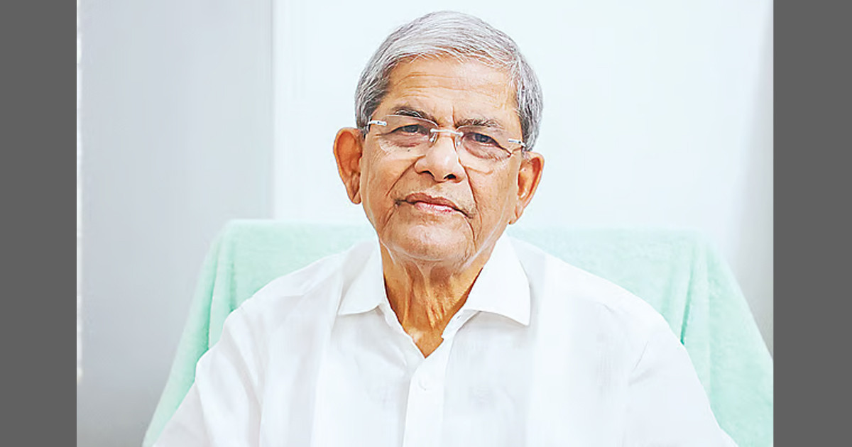 বাংলার মাটিতে স্বৈরশাসনের দাফন হলো: মির্জা ফখরুল