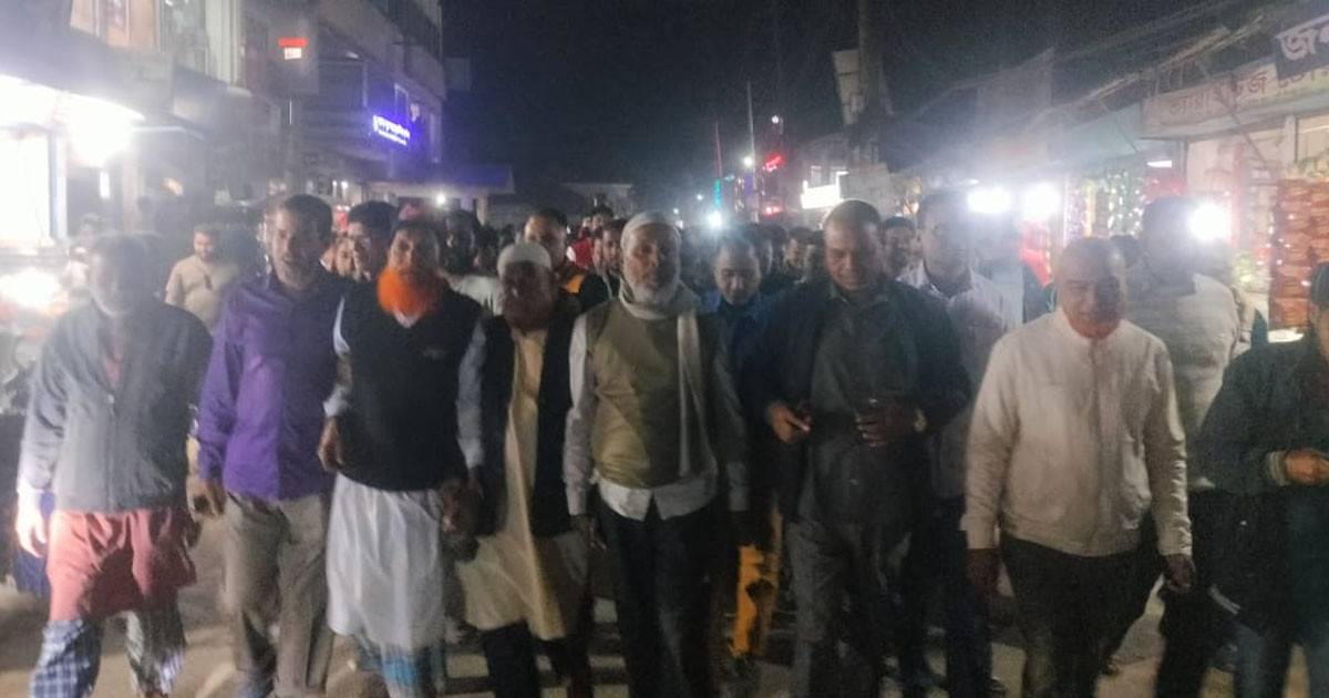 হাসিনার ফাঁসির রায়ে রাজবাড়ীতে আনন্দ মিছিল