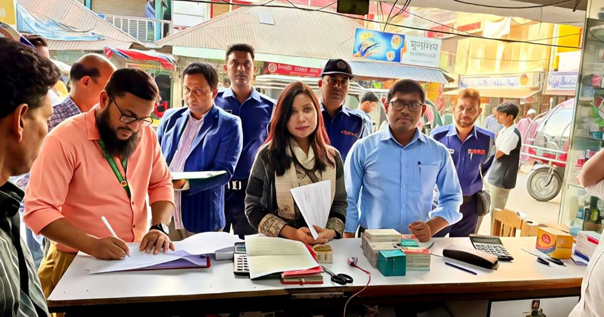 সদরপুরে মেয়াদোত্তীর্ণ ওষুধ বিক্রি, ৬ ফার্মেসিকে জরিমানা