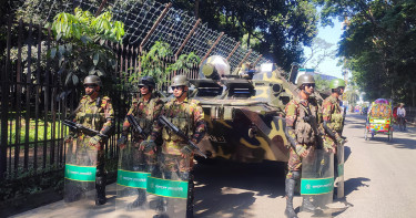 ট্রাইব্যুনাল এলাকায় আজও সেনা-বিজিবির কঠোর নিরাপত্তা