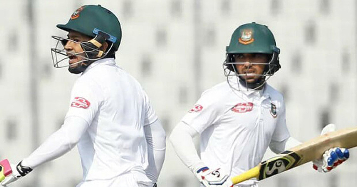 লাঞ্চের পর নতুন জীবন পেলেন মুমিনুল, ১২৩ রান নিয়ে এগোচ্ছে বাংলাদেশ