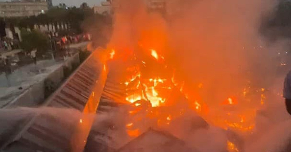 গাজীপুরে আবাসিক কলোনিতে আগুন, ১০০ ঘর পুড়ে ছাই