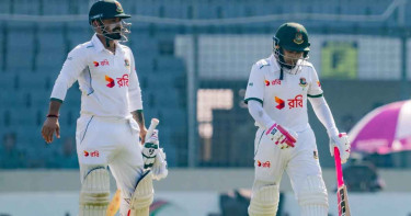 মুশফিক-লিটনের সেঞ্চুরিতে টাইগারদের রানের পাহাড়
