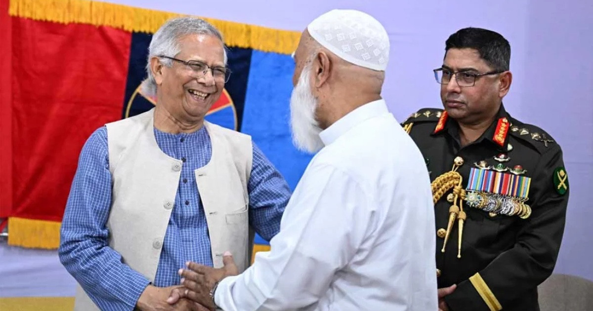 প্রধান উপদেষ্টা ও জামায়াত আমিরের সৌজন্য সাক্ষাৎ