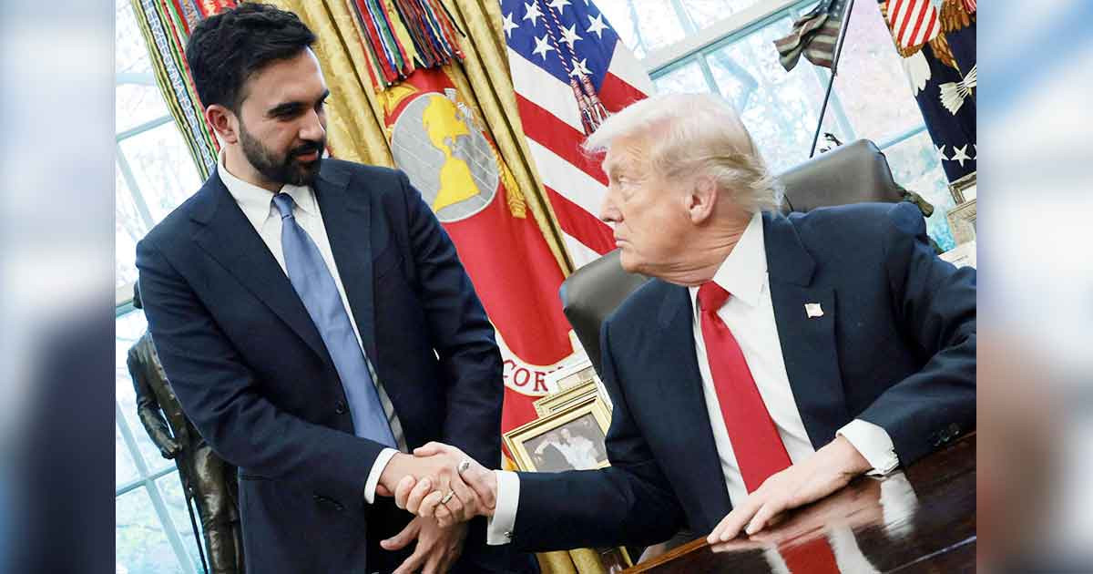 প্রথম সাক্ষাতেই ট্রাম্প-মামদানির মধ্যে অপ্রত্যাশিত সখ্যতা