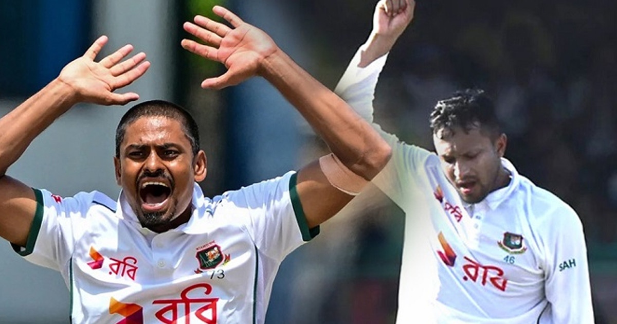 সাকিবকে টপকে টেস্টে সর্বোচ্চ উইকেটের মালিক এখন তাইজুল