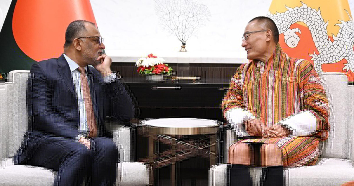 ভুটানের প্রধানমন্ত্রীর সাথে বাণিজ্য উপদেষ্টার বৈঠক