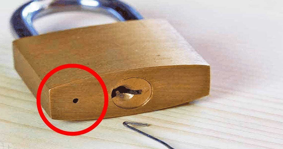 তালার নিচে ছোট্ট ছিদ্র কেন থাকে, জানলে অবাক হবেন!