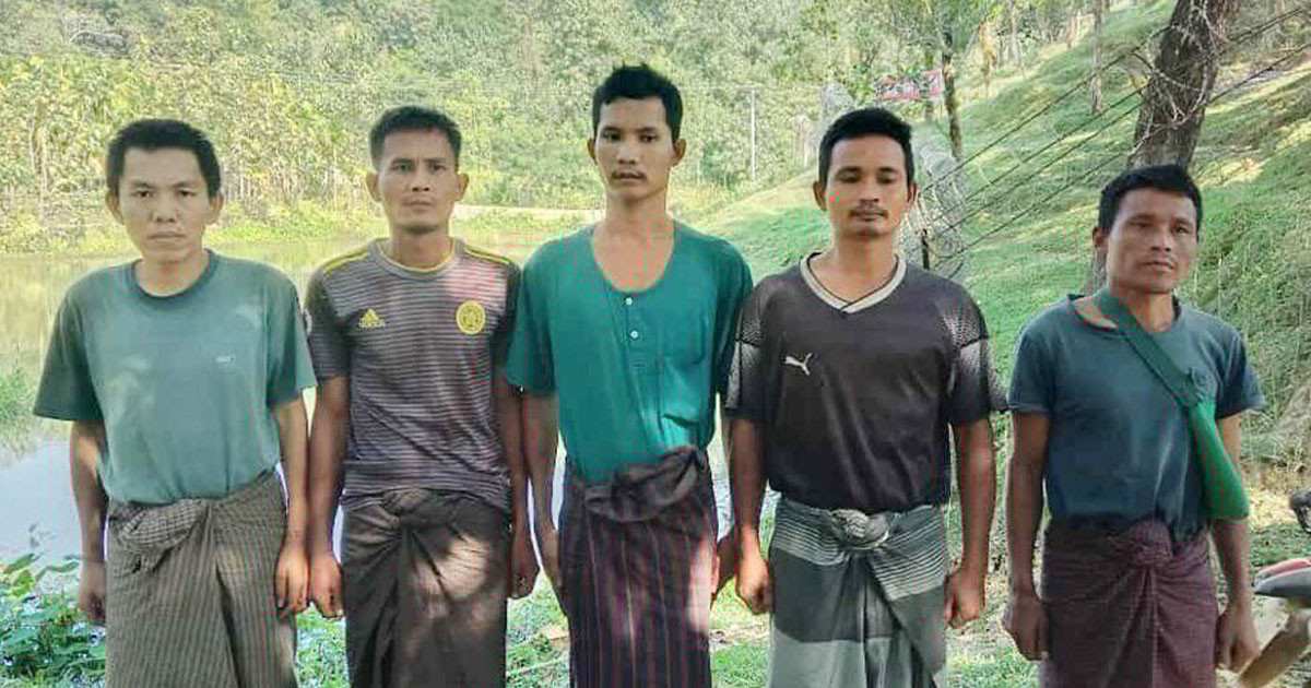 বান্দরবানে মিয়ানমারের নিরাপত্তা বাহিনীর ৫ সদস্য আটক