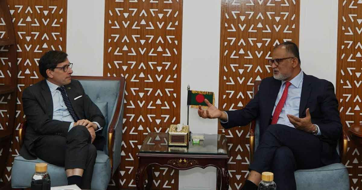 বাণিজ্য উপদেষ্টার সঙ্গে ফ্রান্সের রাষ্ট্রদূতের বৈঠক