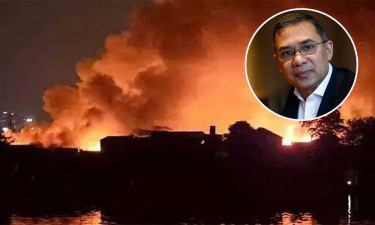 কড়াইল বস্তিতে আগুন, ক্ষতিগ্রস্ত পরিবারদের প্রতি তারেক রহমানের সমবেদনা