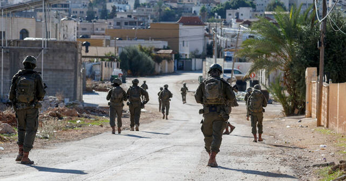এবার পশ্চিম তীরে অভিযান শুরু করেছে ইসরায়েলি সেনাবাহিনী