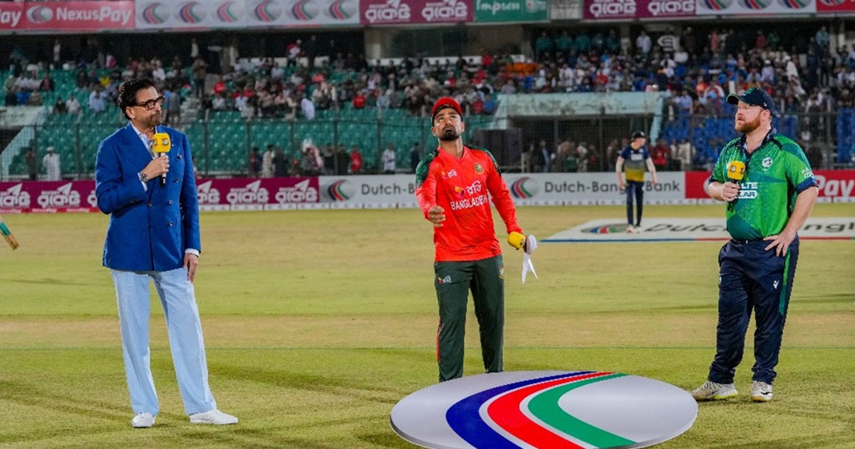 আয়ারল্যান্ডকে ব্যাট করতে পাঠালেন লিটন