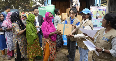 কড়াইল বস্তির অগ্নিকাণ্ডে ক্ষতিগ্রস্তদের জরুরি খাদ্যসহায়তা ডব্লিউএফপির