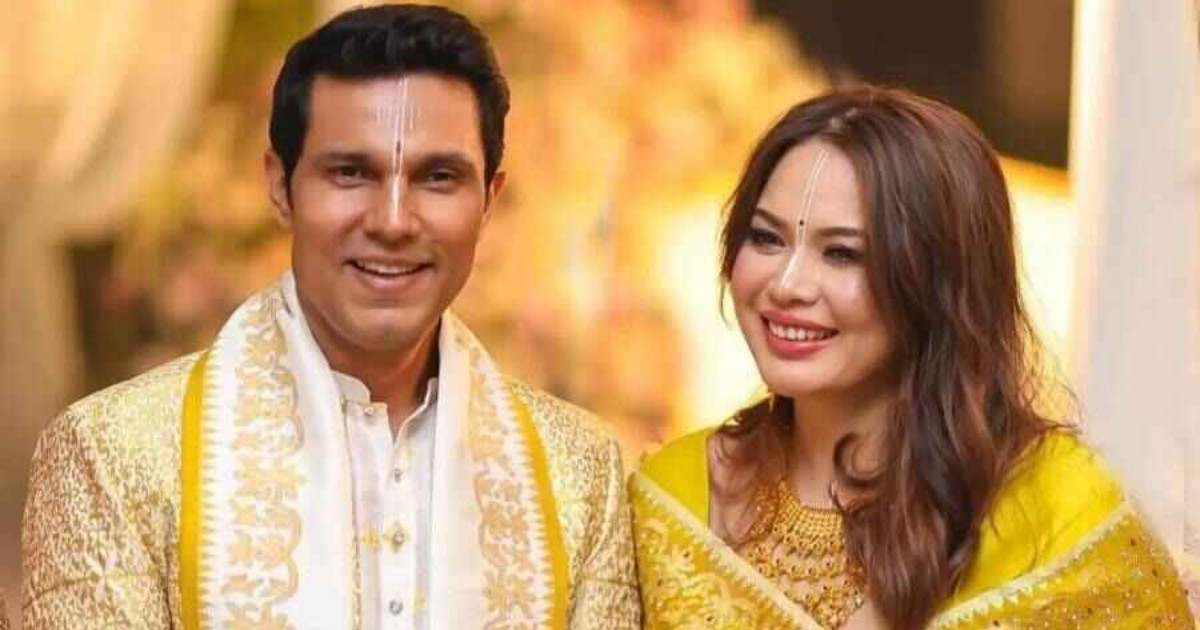 দ্বিতীয় বিবাহবার্ষিকীতে ‘তিন’ হওয়ার ঘোষণা রণদীপ-লিনের