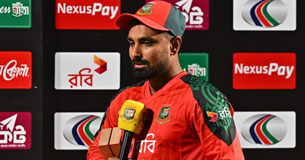 ম্যাচ জয়ের পর লিটন বললেন, ‘সাইফউদ্দিনকে বিশাল ধন্যবাদ’