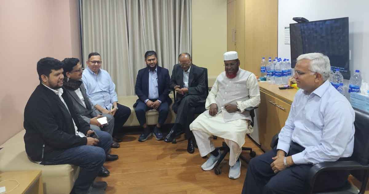 বেগম খালেদা জিয়ার শারীরিক অবস্থার খোঁজ নিতে হাসপাতালে মিয়া গোলাম পরওয়ার