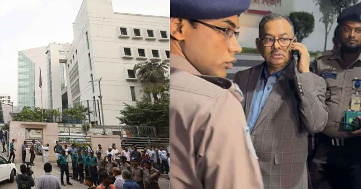 এভারকেয়ার হাসপাতালের সামনে নিরাপত্তা আরও জোরদার