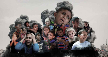 তীব্র অপুষ্টিতে ভুগছে গাজার হাজারো শিশু