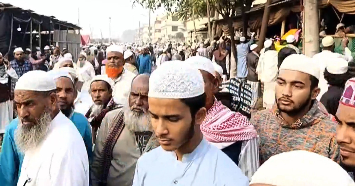 আখেরি মোনাজাতের মধ্যে দিয়ে শেষ হলো জোড় ইজতেমা