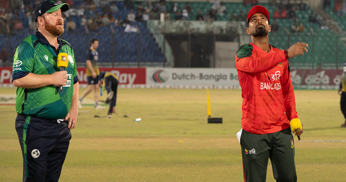 টসে হেরে ফিল্ডিংয়ে বাংলাদেশ, একাদশে ৩ পরিবর্তন