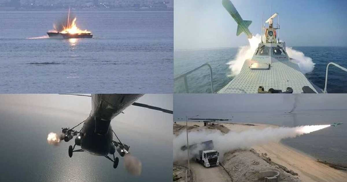 পারস্য উপসাগরে সামরিক শক্তি দেখালো ইরান, মার্কিন নৌজাহাজকে সতর্কবার্তা